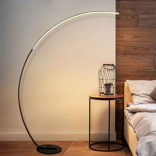RGBW Design-Stehlampe mit 16 Mio. Farben | Moderne Curve LED Floor Lamp