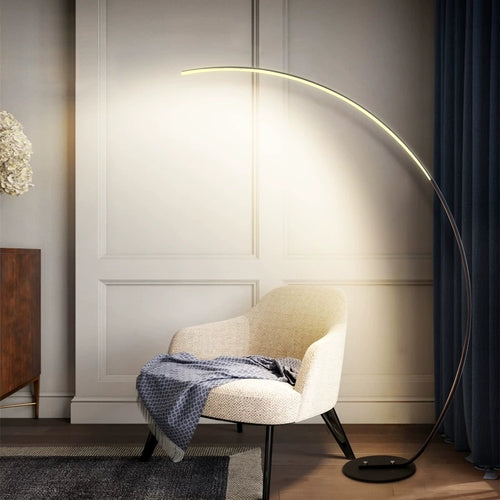 RGBW Design-Stehlampe mit 16 Mio. Farben | Moderne Curve LED Floor Lamp