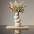 Moderne Dekovase | Elegante Blumenvase für Wohnzimmer, Büro & Zuhause